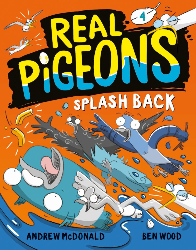 The US cover of Real Pigeons Splash Back